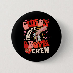 Groovy Heart Disco Cupid's Favorite Obgyn Crew Val 6 Cm Round Badge