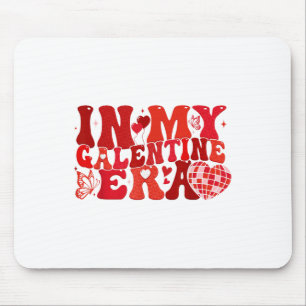Groovy Heart In My Galentine Era Valentines Day Wo Mouse Pad