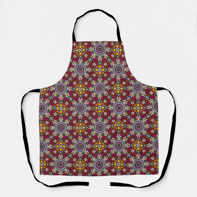 Groovy Heavenly Flower Power  Apron (Front)