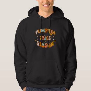 Groovy Hello Fall Autumn Pumpkin Spice Season Than Hoodie