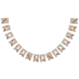 Groovy Hippie Retro Miss to Mrs Bridal Shower Bunting