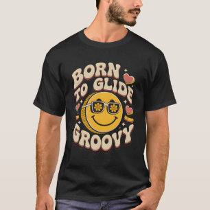 Groovy Hockey Love Ice Hockey Lover (4)  T-Shirt