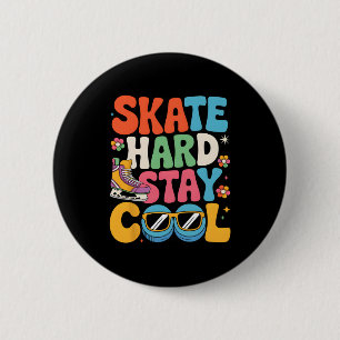 Groovy Hockey Love Ice Hockey Lover (8) 6 Cm Round Badge