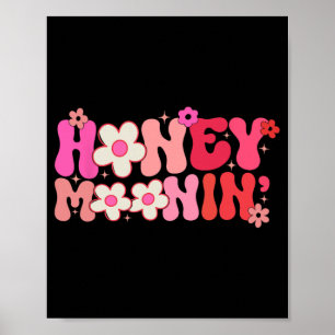 Groovy Honeymoonin Bride Bridal Shower To Honeymoo Poster