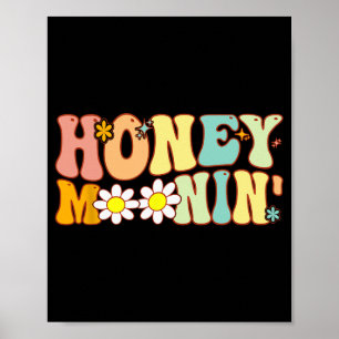 Groovy Honeymoonin Bride Bridal Shower To Honeymoo Poster