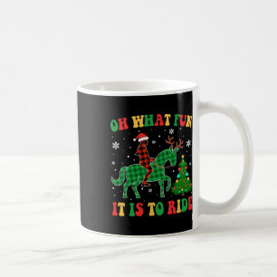 Groovy Horse Oh What Fun It Is To Ride Christmas X Coffee Mug