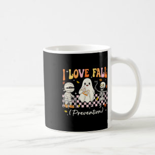 Groovy I Love Fall Prevention Physical Therapy Nur Coffee Mug