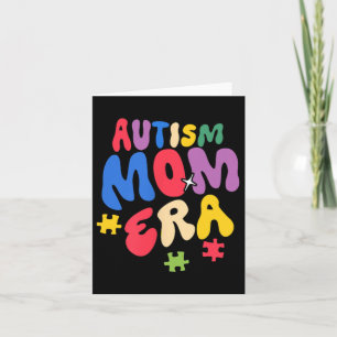 Groovy In My Autism Mum Era Funny Awareness Warrio Card
