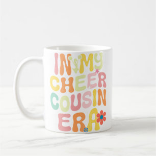 Groovy In My Cheer Cousin Era Cheerleading Lover Coffee Mug