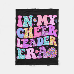 Groovy In My Cheer Leader Era Youth Cheerleader Ch Fleece Blanket