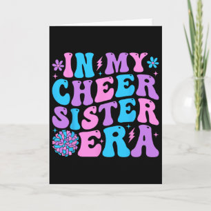 Groovy In My Cheer Sister Era Cheerleading _3 Card