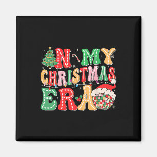Groovy In My Christmas Era Christmas S Men Women K Magnet