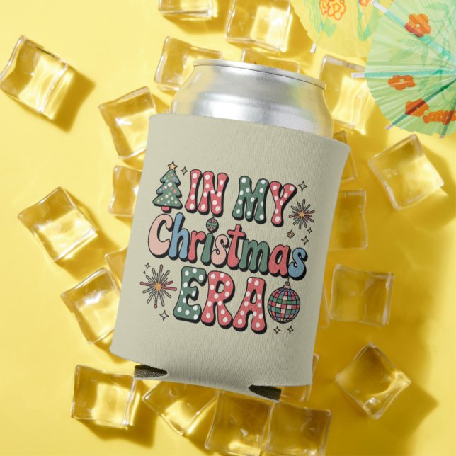 Groovy In My Christmas Era Funny Teacher Can Cooler (In Situ Summer)