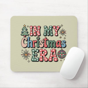 Groovy In My Christmas Era Funny Teacher Mouse Pad