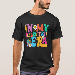 Groovy In My Field Trip Era Student Teacher Boys G T-Shirt