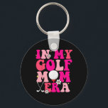 Groovy In My Golf Mom Era Mom  Key Ring<br><div class="desc">Groovy In My Golf Mom Era Mom</div>
