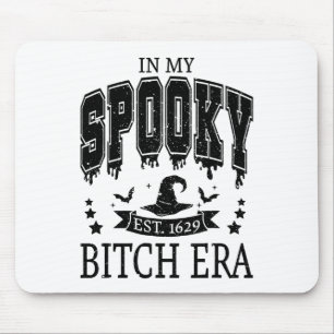 Groovy In My Spooky Era Skeleton Hand Halloween Mouse Pad