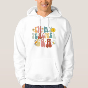Groovy In My Teacher Era Back to School Teacher Hoodie