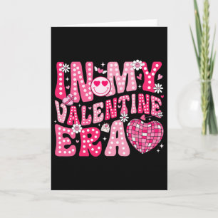 Groovy In My Valentine Era Valentine Heart Men Wom Card