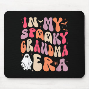 Groovy in Spooky Grandma Era Halloween Party Funny Mouse Pad