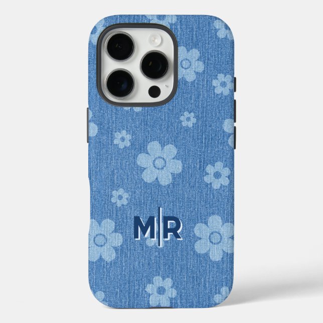 Groovy Indigo Bloom Case-Mate iPhone Case (Back)