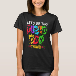 Groovy It s Field Day Vibes For Teacher Kid 2023 T-Shirt