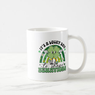 Groovy It's A Lucky Day To Shape Behaviour Rainbow Coffee Mug