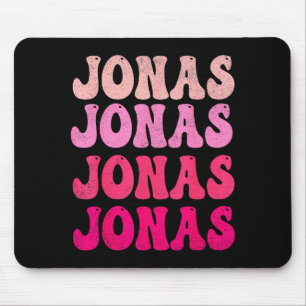 Groovy Jonas First Name D I Love Jonas Tees Meme Mouse Pad