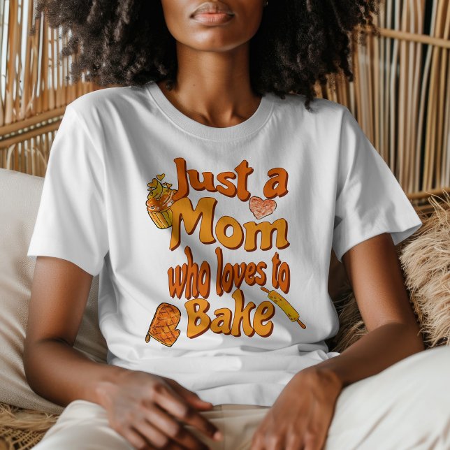 Groovy just a Mum who loves to bake baker bakery T-Shirt (Creator Uploaded)