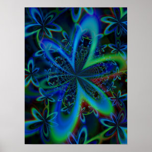 Groovy Kaleidoscope Poster