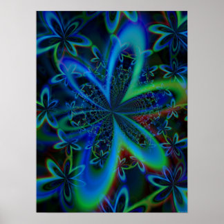 Groovy Kaleidoscope Poster