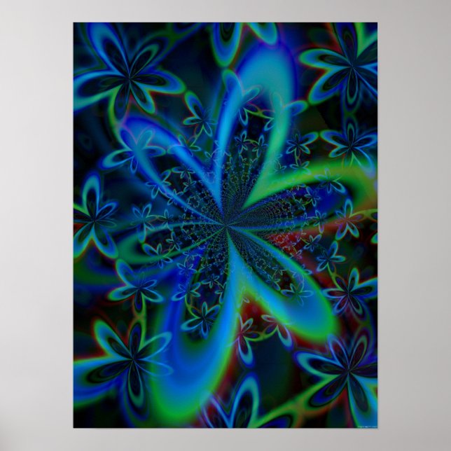 Groovy Kaleidoscope Poster (Front)