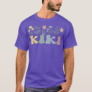 Groovy Kiki Grandmother Flowers Kiki Grandma T-Shirt