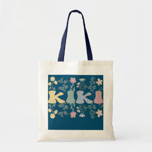 Groovy Kiki Grandmother Flowers Kiki Grandma  Tote Bag
