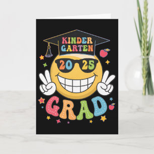 Groovy Kindergarten Graduate Happy Graduation Cl O Card