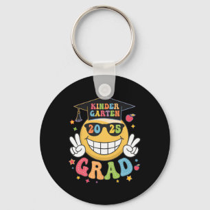 Groovy Kindergarten Graduate Happy Graduation Cl O Key Ring