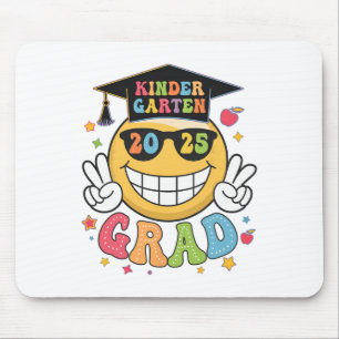 Groovy Kindergarten Graduate Happy Graduation Cl O Mouse Pad