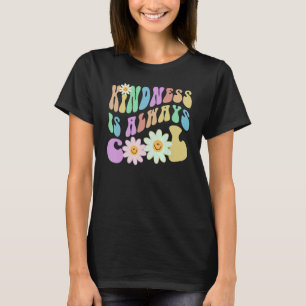 Groovy KINDNESS IS ALWAYS COOL Retro Stop Bullying T-Shirt