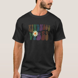 Groovy KINDNESS VIBES Retro Anti Bullying Choose K T-Shirt