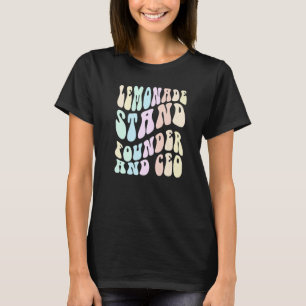 Groovy LEMONADE STAND FOUNDER AND CEO Boss in Trai T-Shirt