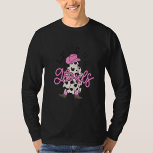 Groovy Let's Go Ghouls Halloween Ghost Funny Ghost T-Shirt