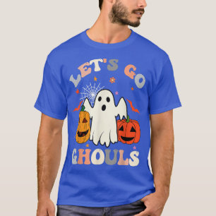 Groovy Let's Go Ghouls Halloween Ghost Outfit Cost T-Shirt