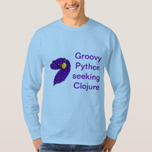 Groovy Long Sleeve Python Tshirt Clojure