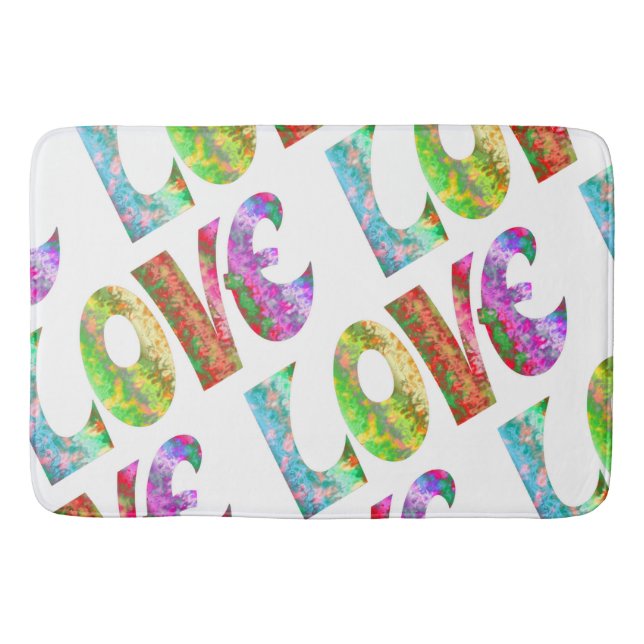 GROOVY LOVE BATH MAT (Front)