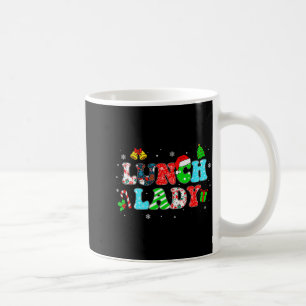 Groovy Lunch Lady Christmas Matching Xmas Lunch La Coffee Mug