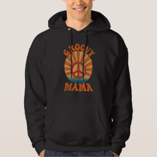 Groovy Mama 70s Aesthetic Nostalgia 1970's Retro M Hoodie