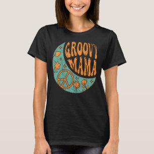 Groovy Mama 70s Aesthetic Nostalgia 1970's Retro M T-Shirt