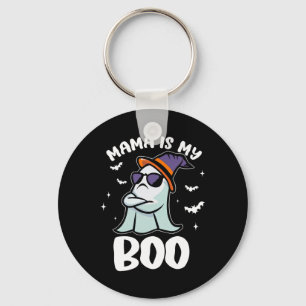 Groovy Mama Is My Boo Halloween Toddler Boys Girls Key Ring
