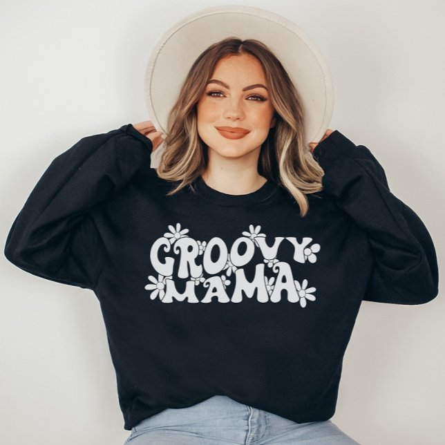 Groovy Mama Mother's Day Sweatshirt Gift For Mum (Creator Uploaded)