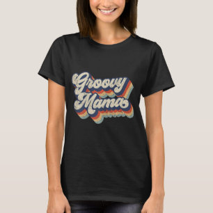 Groovy Mama Retro Vintage Style Graphic Design Wom T-Shirt